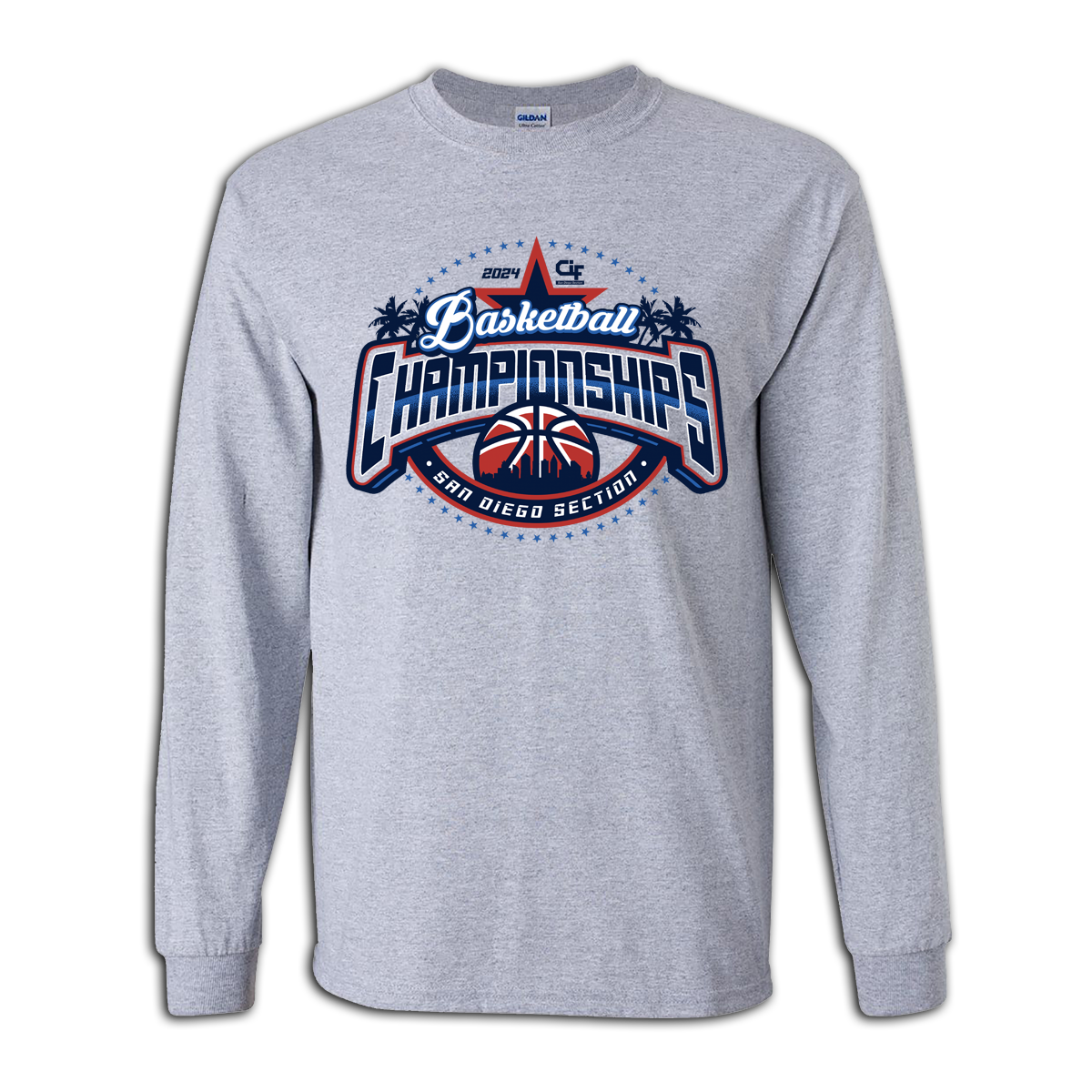 2024 CIF-SDS Championship Basketball Long Sleeve Shirt