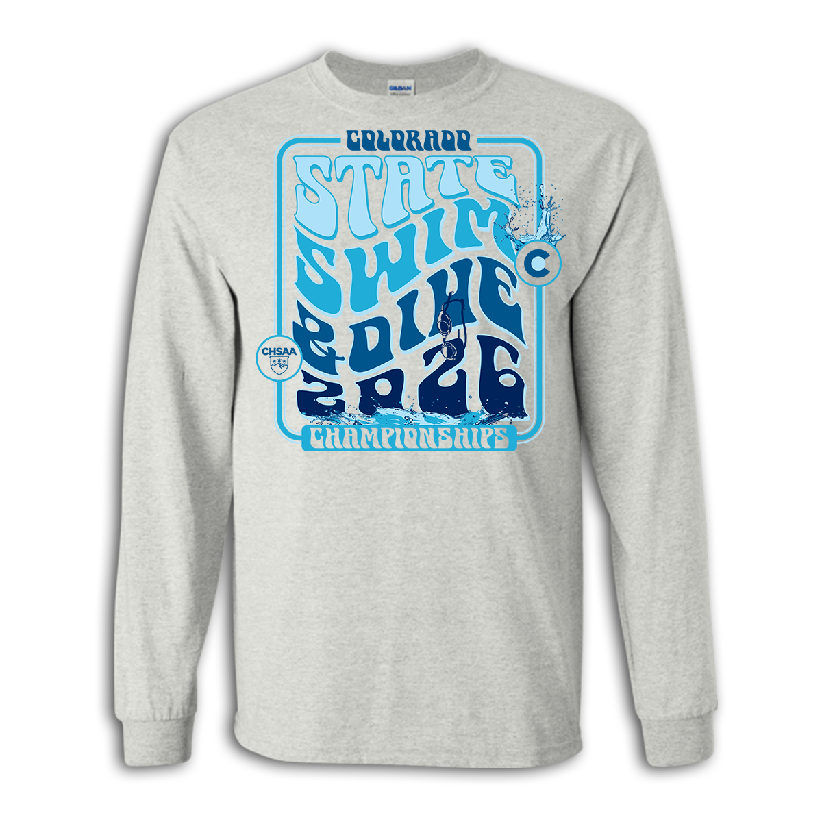 2026 CHSAA State Championship Girls Swim & Dive Long Sleeve Shirt