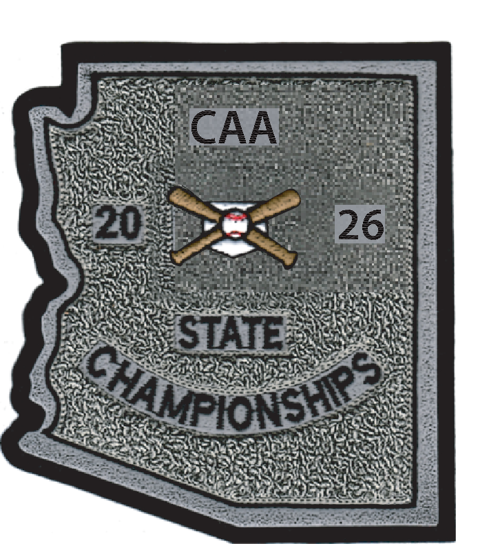 2026 CAA State Championship Baseball Patch