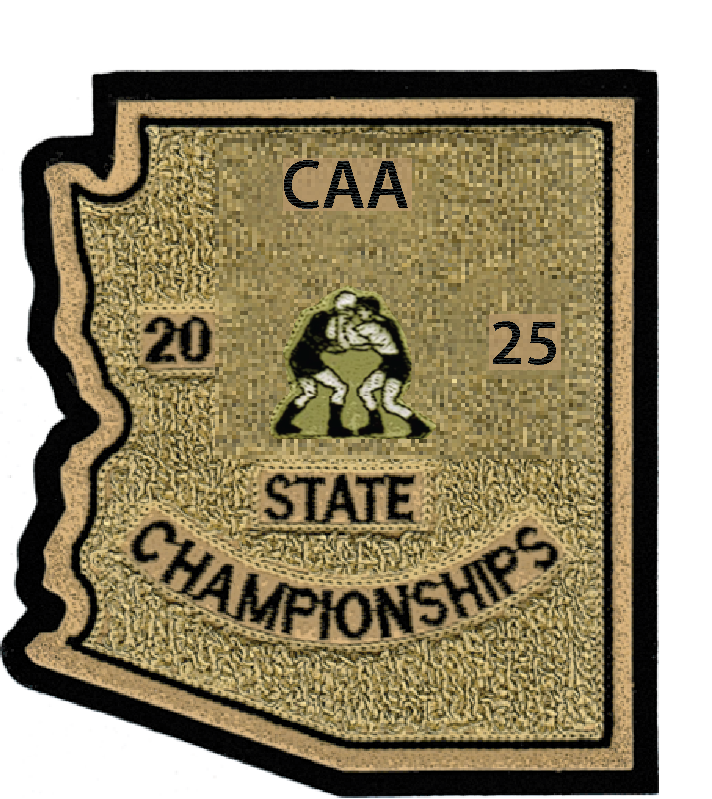 2025 CAA State Championship Wrestling Patch