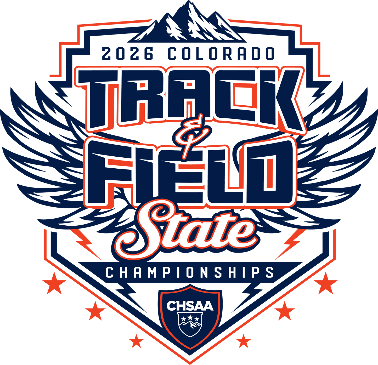 2026 CHSAA State Championship Track & Field Sticker 3-Pack