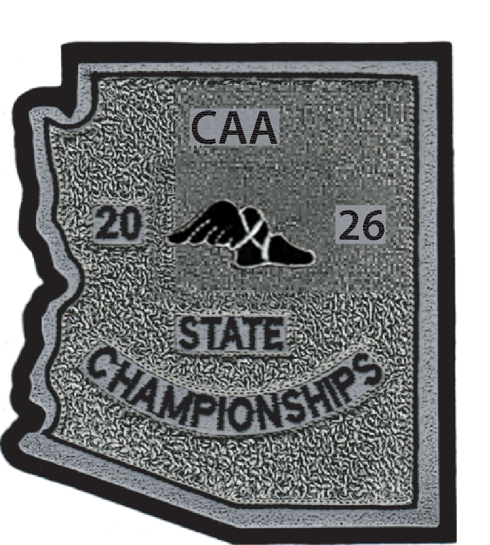 2026 CAA State Championship Track & Field Patch
