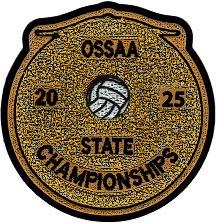 2025 OSSAA State Championship Volleyball Patch