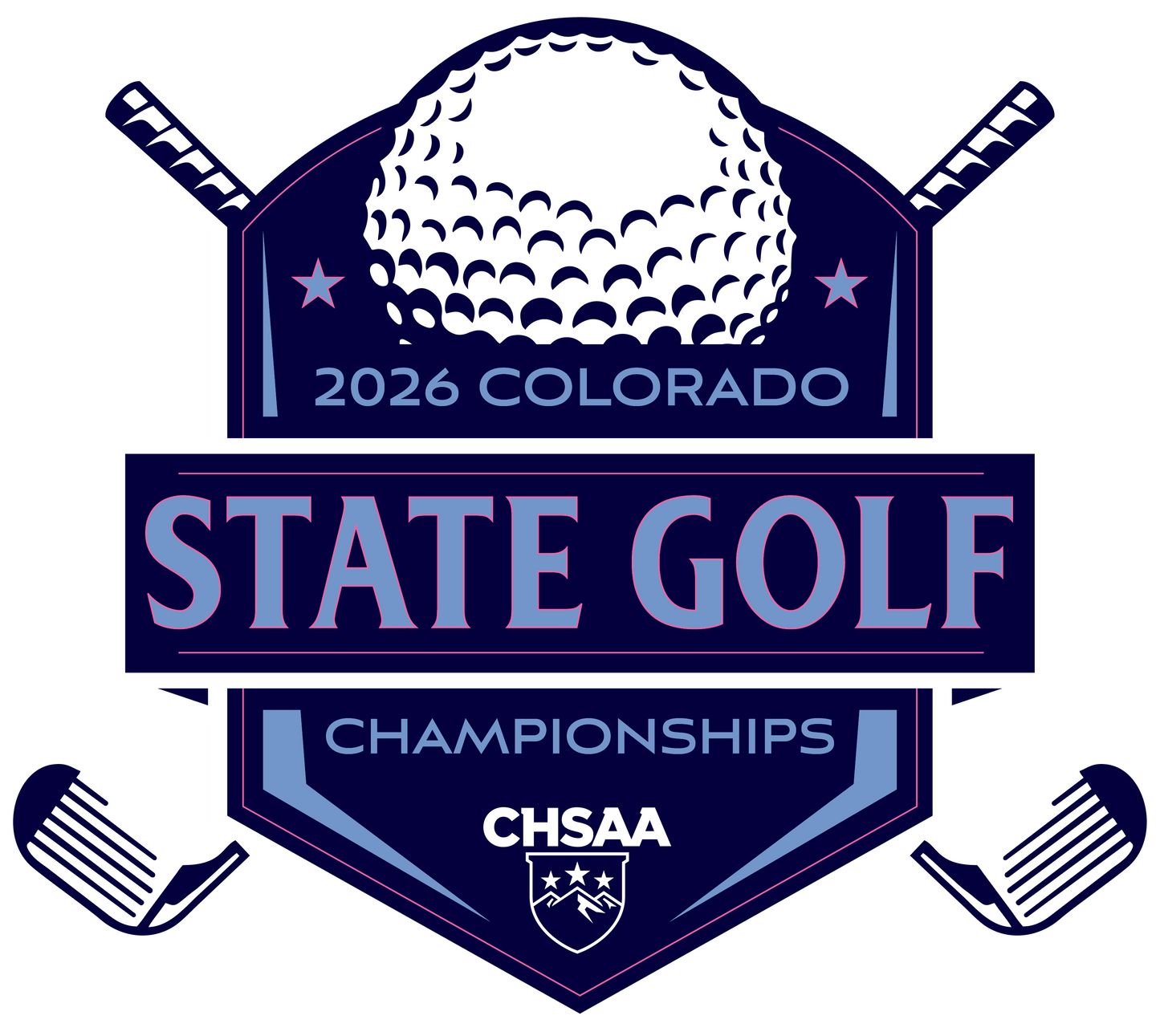 2026 CHSAA State Championship Girls Golf Sticker 3-Pack