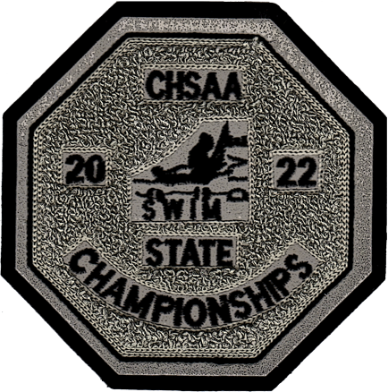2022 CHSAA State Championship Swim & Dive Patch