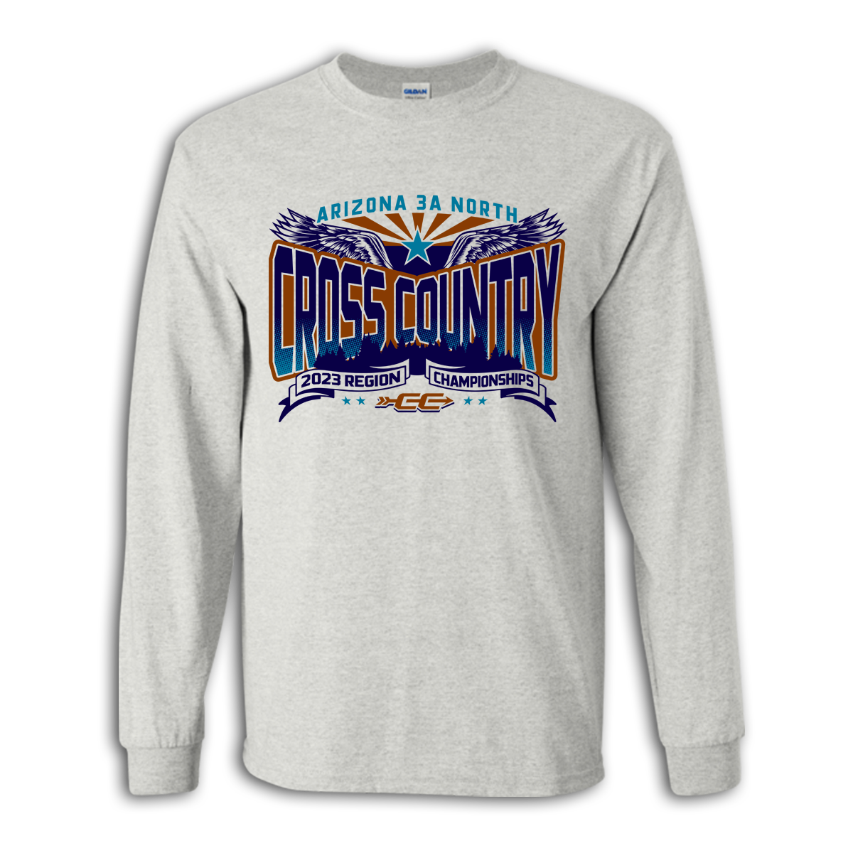 2023 Arizona 3A North Regional Cross Country Long Sleeve Shirt