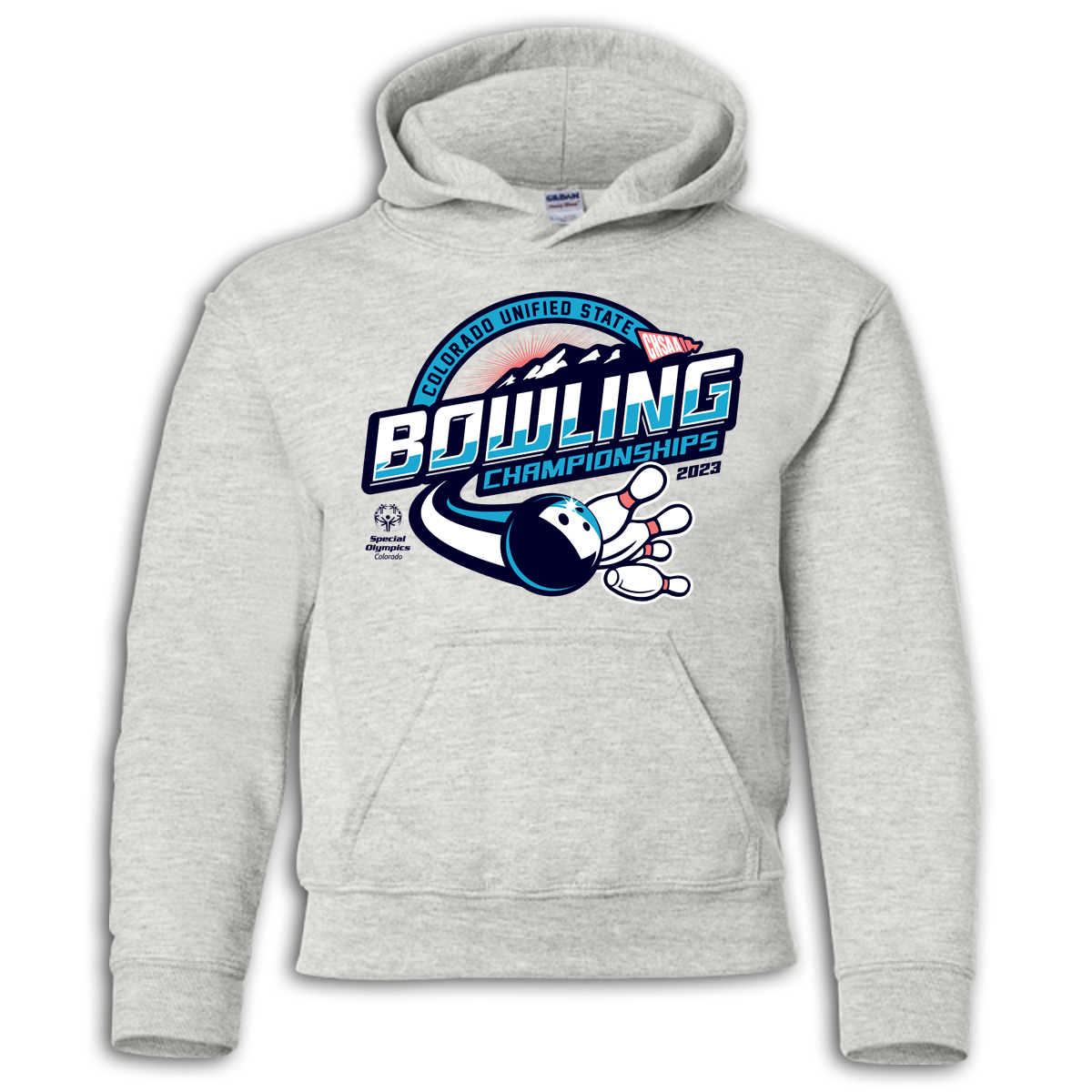 2023 CHSAA State Championship Unified Bowling Hoodie