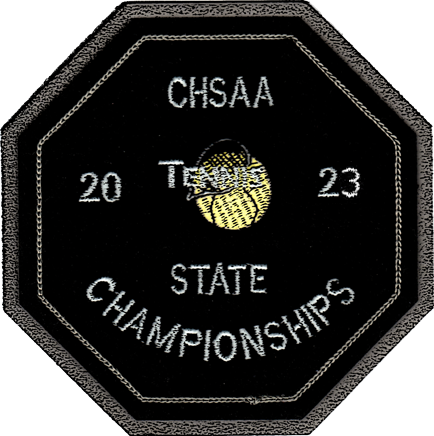 2023 CHSAA State Championship Tennis Patch