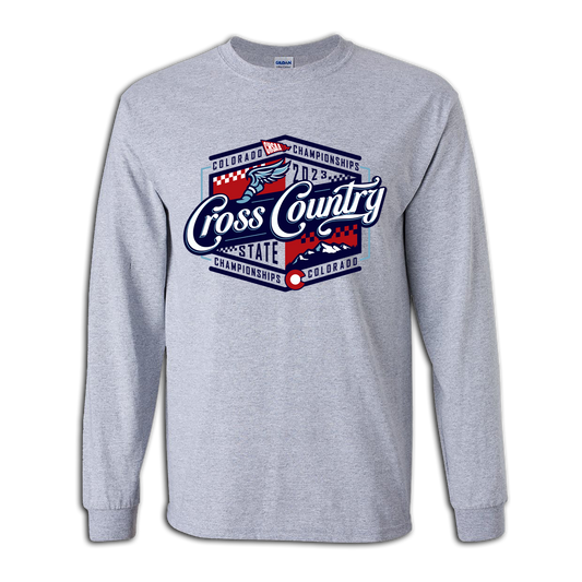 2023 CHSAA State Championship Cross Country Long Sleeve Shirt