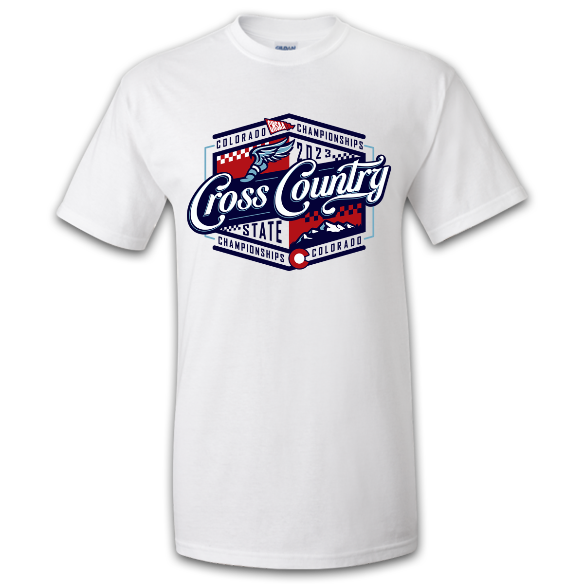 2023 CHSAA State Championship Cross Country T-Shirt