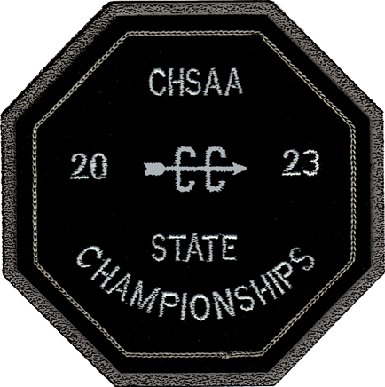 2023 CHSAA State Championship Cross Country Patch