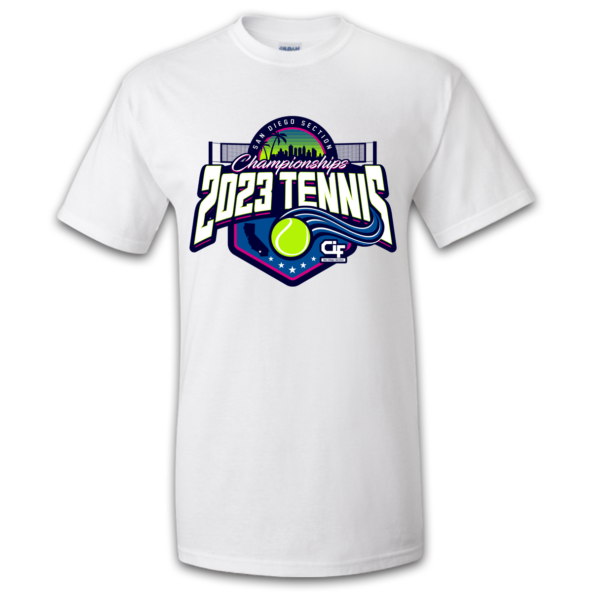 2023 CIF-SDS Championship Girls Tennis T-Shirt