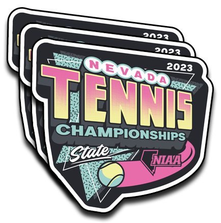 2023 NIAA State Championship Tennis Sticker 3-Pack