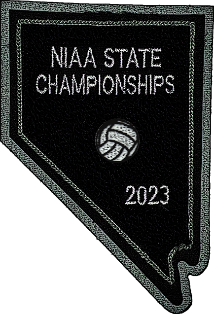 2023 NIAA State Championship Volleyball Patch