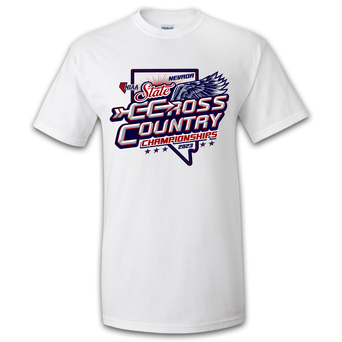 2023 NIAA State Championship Cross Country T-Shirt