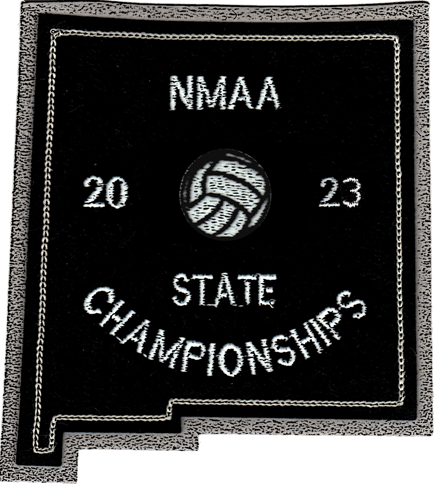 2023 NMAA State Championship Volleyball Patch