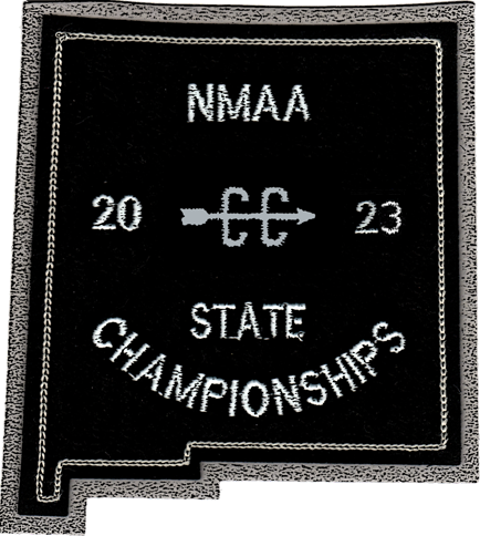 2023 NMAA State Championship Cross Country Patch
