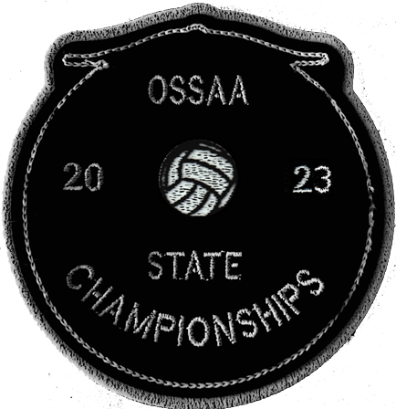 2023 OSSAA State Championship Volleyball Patch