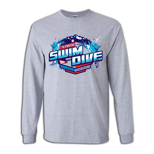 2024 CHSAA State Championship Boys Swim & Dive Long Sleeve Shirt