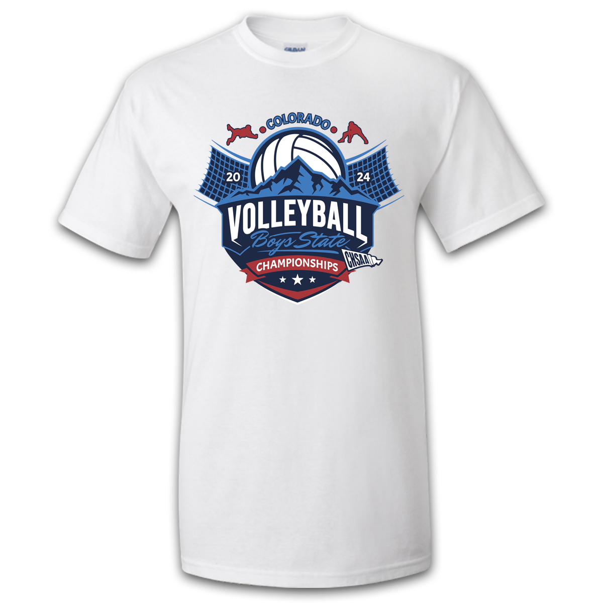 2024 CHSAA State Championship Boys Volleyball TShirt Kukulski Brothers