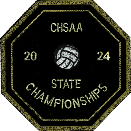 2024 CHSAA State Championship Volleyball Patch