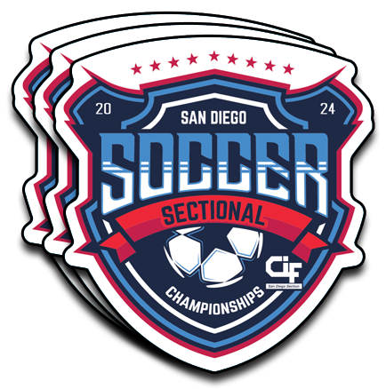 2024 CIF-SDS Championship Soccer Sticker 3-Pack