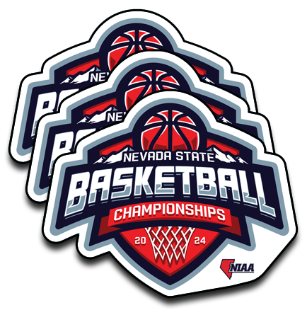 2024 NIAA State Championship Basketball Sticker 3-Pack