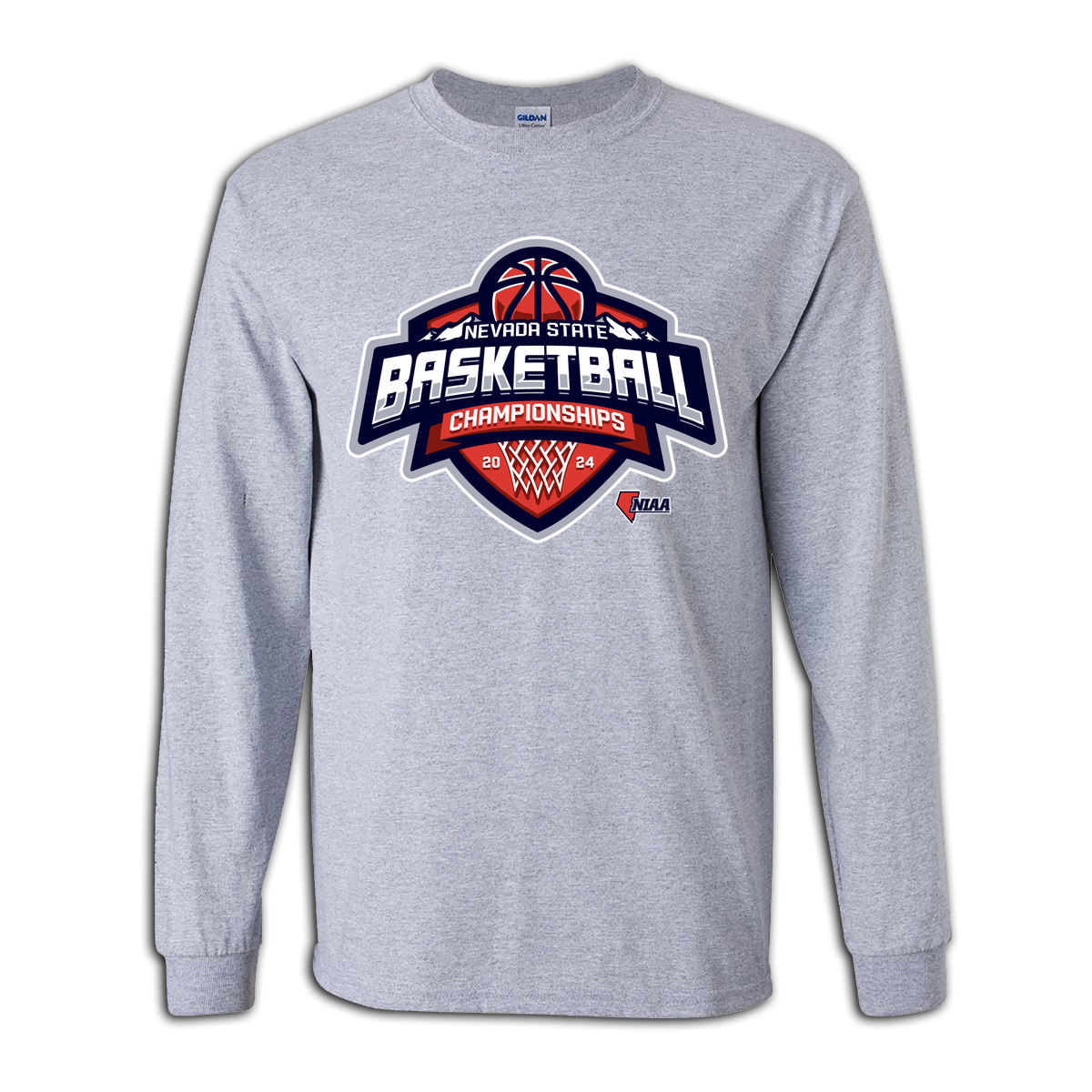2024 NIAA State Championship Basketball Long Sleeve Shirt