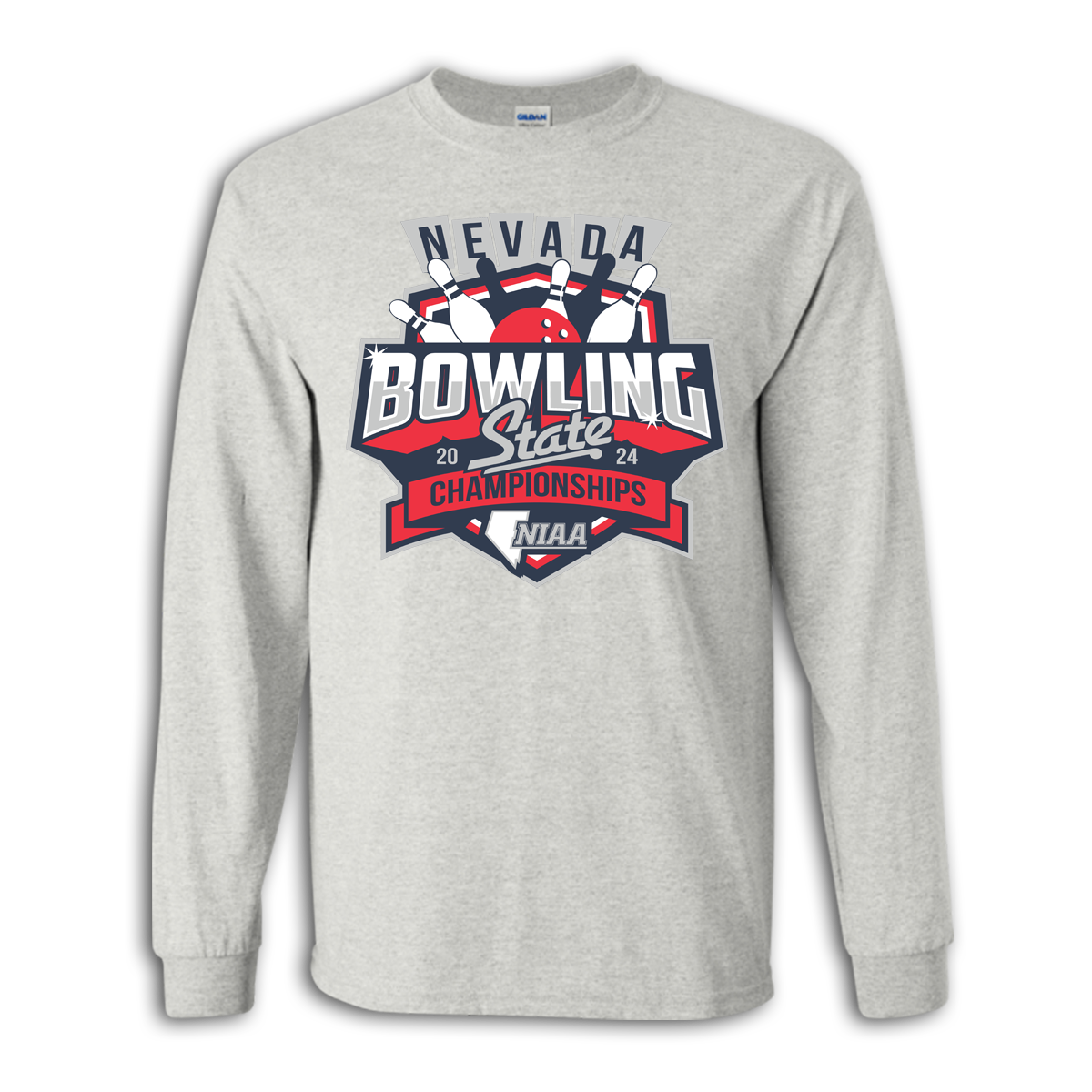 2024 NIAA State Championship Bowling Long Sleeve Shirt