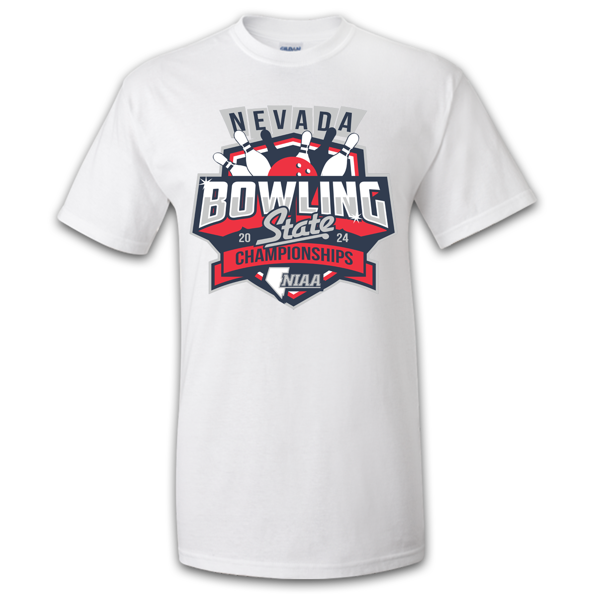 2024 NIAA State Championship Bowling T-Shirt