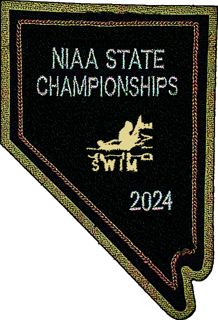 2024 NIAA State Championship Swim & Dive Patch