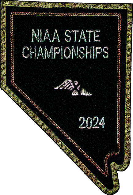 2024 NIAA State Championship Track & Field Patch