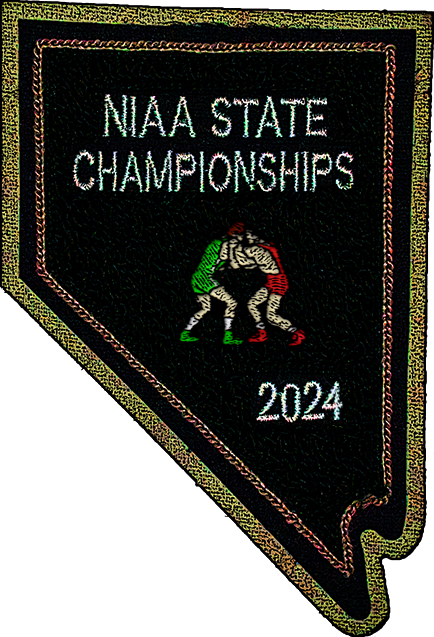 2024 NIAA State Championship Wrestling Patch