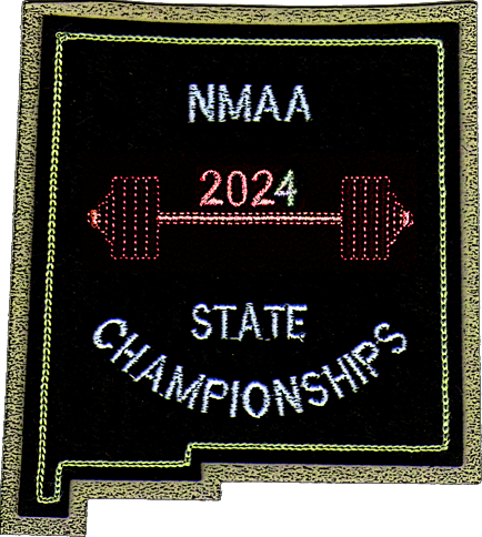 2024 NMAA State Championship Powerlifting Patch