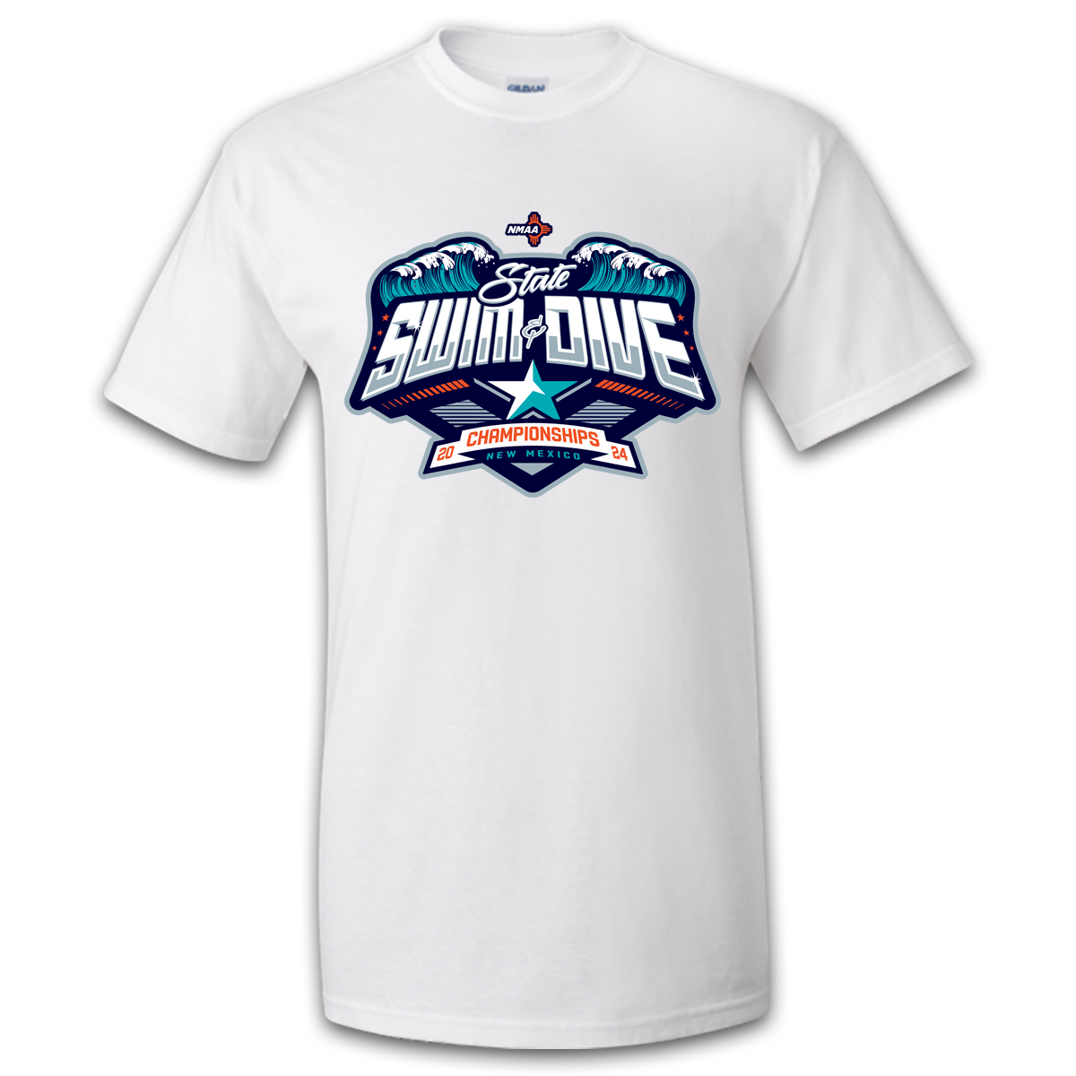 2024 NMAA State Championship Swim & Dive T-Shirt