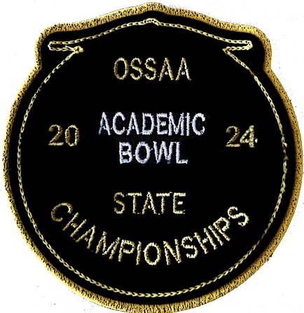 2024 OSSAA State Championship Academic Bowl Patch