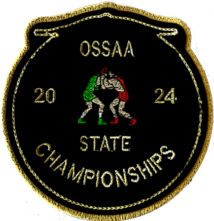 2024 OSSAA State Championship Wrestling Patch