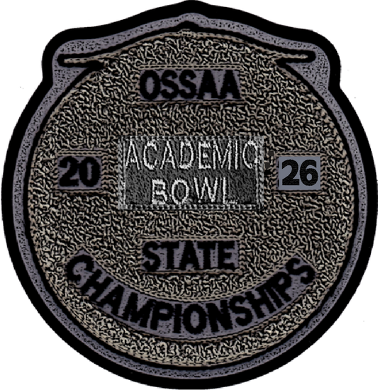 2026 OSSAA State Championship Academic Bowl Patch
