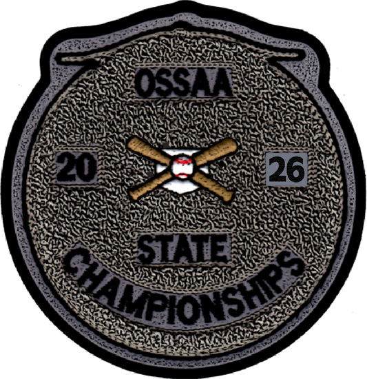 2026 OSSAA State Championship Baseball Patch