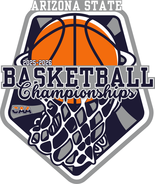 2025-26 CAA State Championship Basketball Sticker 3-Pack