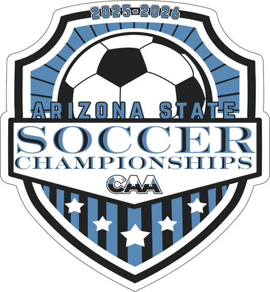 2025-26 CAA State Championship Soccer Sticker 4-Pack