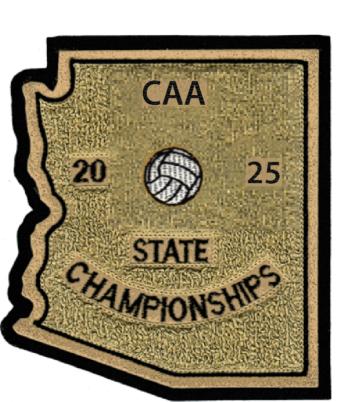 2025 CAA State Championship Volleyball Patch