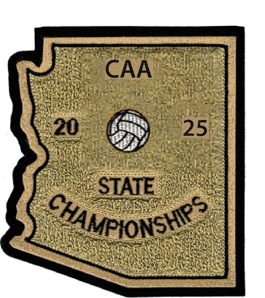 2025 CAA State Championship Volleyball Patch