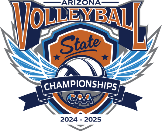 2024 CAA State Championship Volleyball Sticker 3-Pack