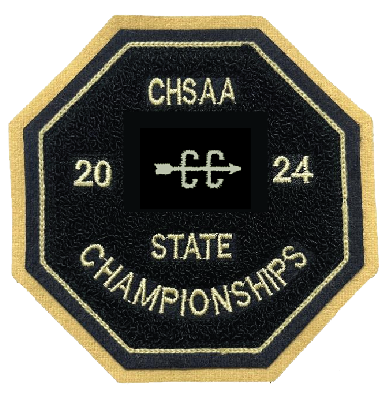 2024 CHSAA State Championship Cross Country Patch