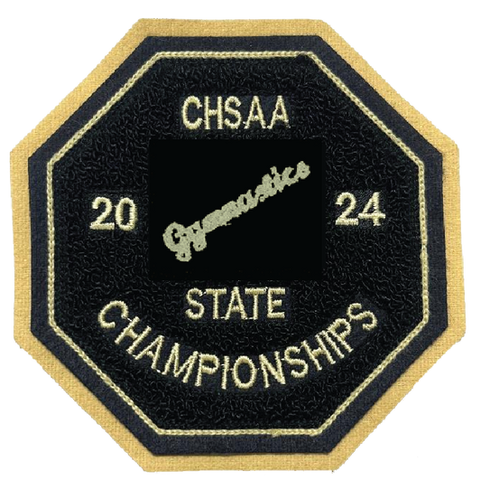 2024 CHSAA State Championship Gymnastics Patch