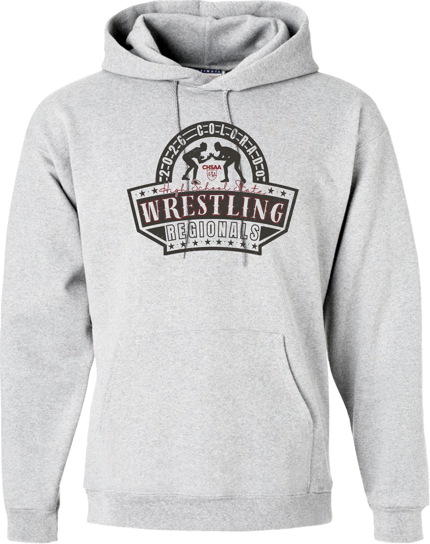 2026 CHSAA State Boys Regionals Wrestling Hoodie