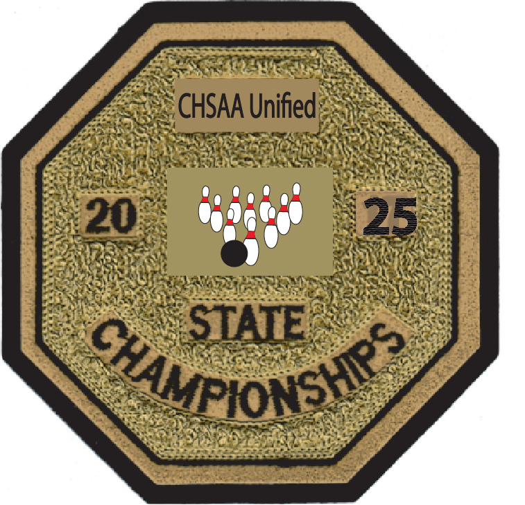 2025 CHSAA State Championship Unified Bowling Patch