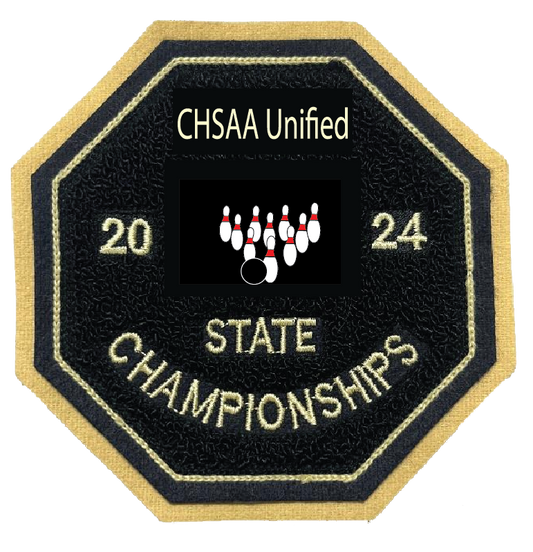 2024 CHSAA State Championship Unified Bowling Patch