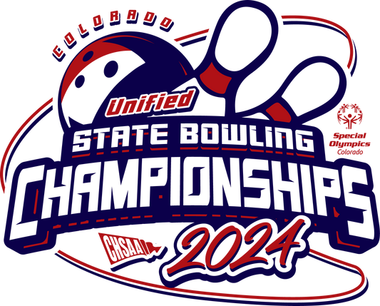 2024 CHSAA State Championship Unified Bowling Sticker 3-Pack